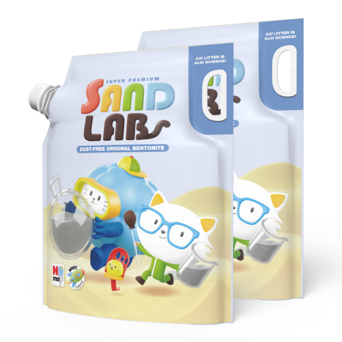 샌드랩 더스트프리 오리지널 고양이모래 12.6kg 총 2봉 총 2박스 배송, 2개, 12.6kg, 오리지널