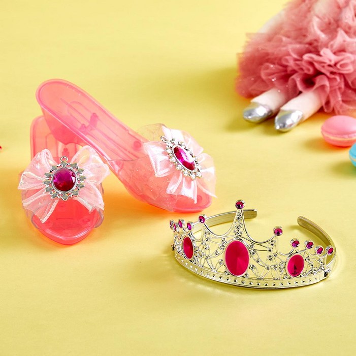 모던하우스 프린세스 샤이닝 티아라+구두 SET