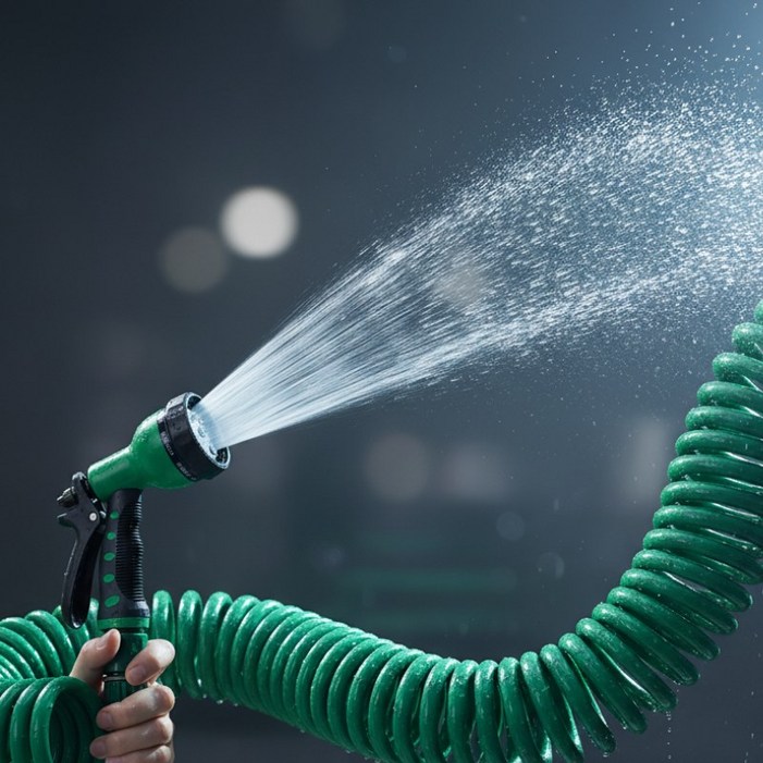 혼시티 멀티코일 물 호스 7.5M