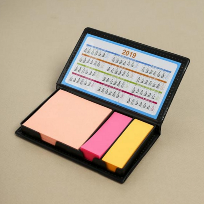 달력 메모지 다이어리 미니 휴대용 케이스 메모지 사무용 포스트잇 2023 스티커 접착식 정리용 인덱스