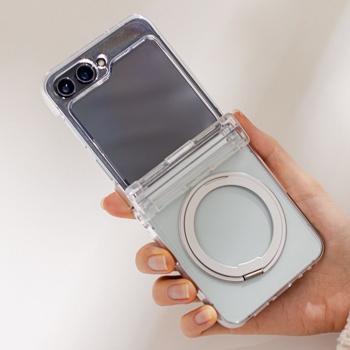 슈퍼쉘  풀커버 힌지보호 맥세이프링 거치대 휴대폰 케이스