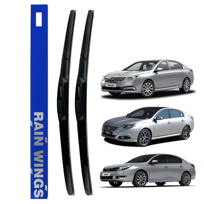 르노삼성 뉴 SM5 플래티넘 노바 순정호환형 하이브리드 와이퍼 전면세트 10년형19년 PE SE XE LE RE 2.0 2.5 25 LPLi TCE 디젤 D