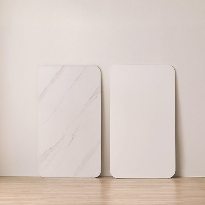 (1만원 할인쿠폰) 스칸디아 손쉬운 교체 화이트 포세린 12T 통세라믹 식탁 테이블 상판 교체용 1400 1600 1800