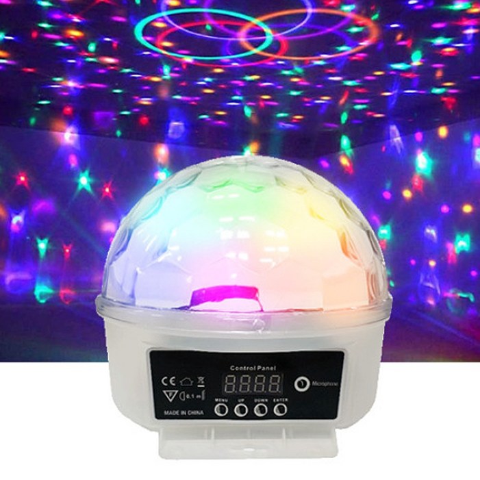 크리스탈 LED미러볼 PK150 노래방 파티 캠핑 조명