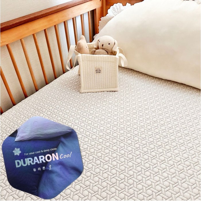 듀라론 냉감 침대패드 국내직접생산 고정밴드 SSQKLKEKJK