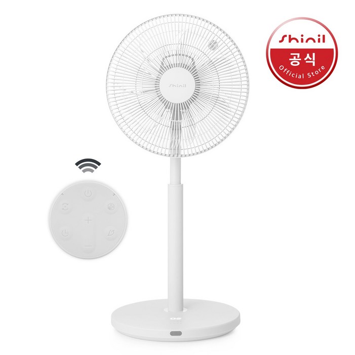 초특가 무료배송 신일 리모컨 BLDC모터 선풍기 화이트색상 7엽날개 112단 바람조절