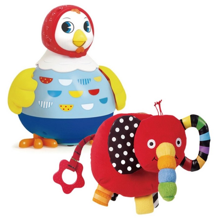 블루래빗 IQ BABY 꼬꼬맘 장난감+안녕 내친구 코끼리 코야 헝겊책 터미타임