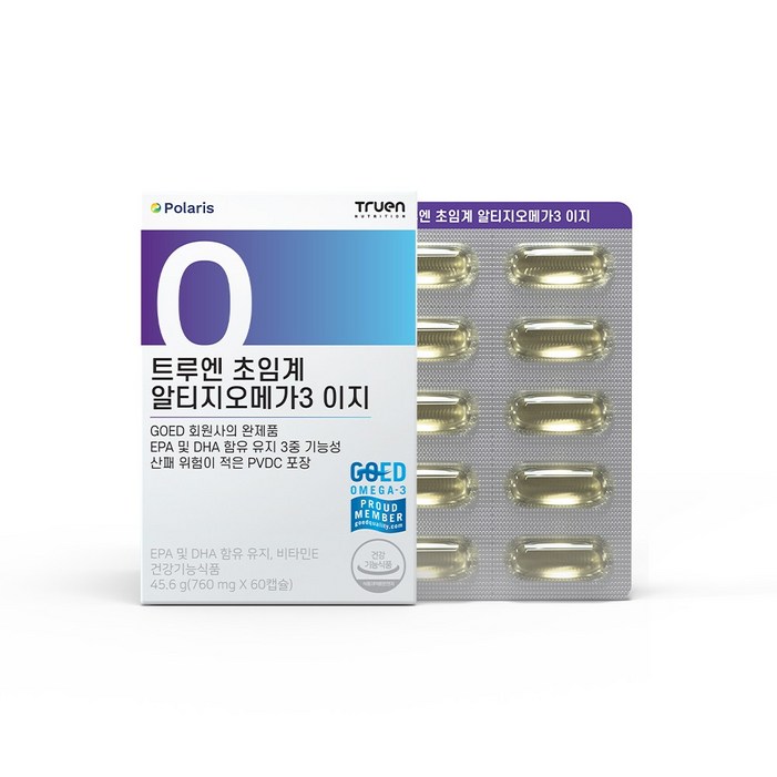 트루엔 초임계 알티지오메가3 이지, 폴라리스 이지 60캡슐X1박스, 1개, 60정