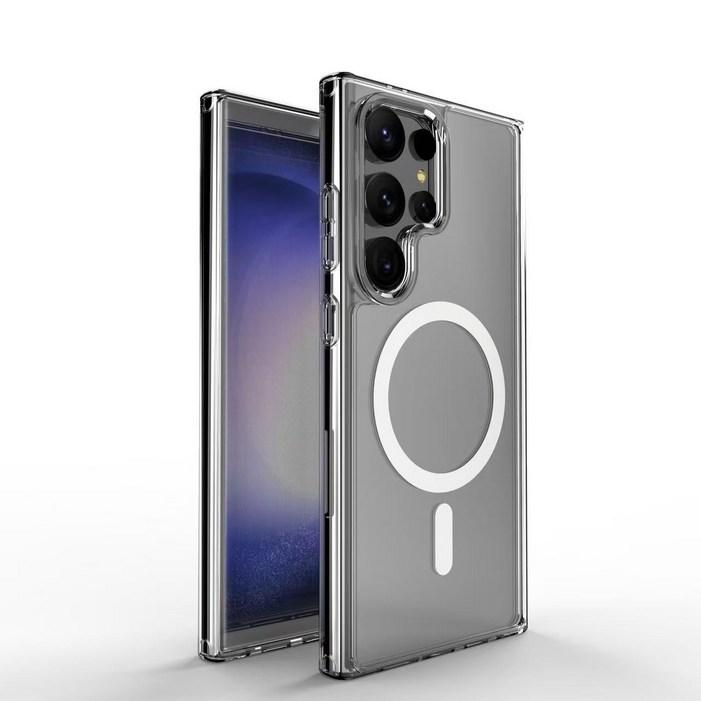 타오쿠 갤럭시 아이폰 강자력 노변색 맥세이프 휴대폰 투명 케이스