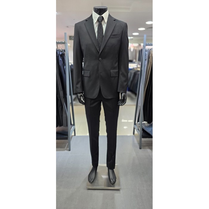 레노마 옴므 S/S  봄,여름 블랙  울혼방 스판 정장 QIPSJ25_BP