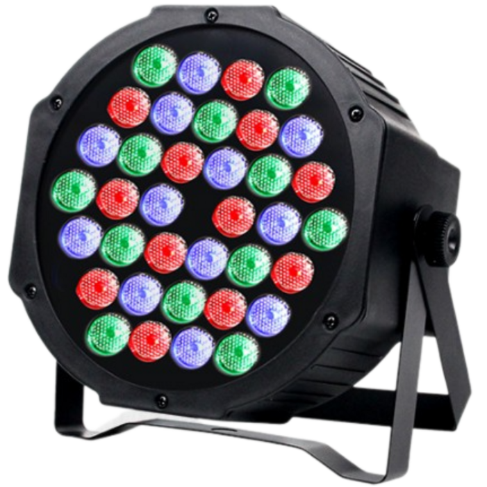 LED파라이트 36구 RGBW 리모콘 파조명 무대 클럽 유튜브 방송 노래방 댄스