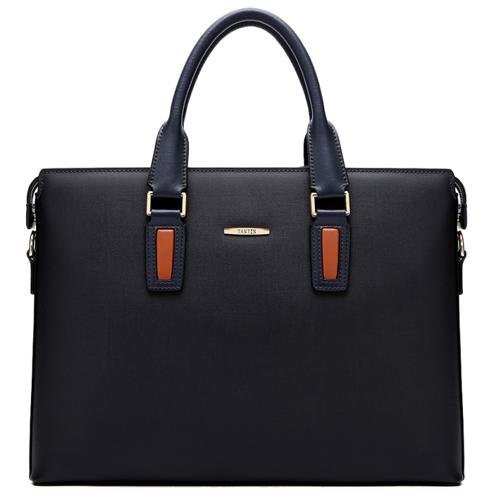 탄틴 천연소가죽 남자 서류가방 T13073 네이비