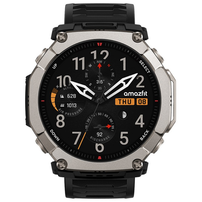 어메이즈핏 스마트워치 TREX Ultra 2, GPS  블루투스, 51mm, 블랙