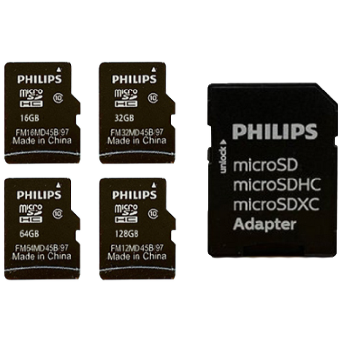 필립스 micro SD카드 Class 10  어답터, 32GB, 1개