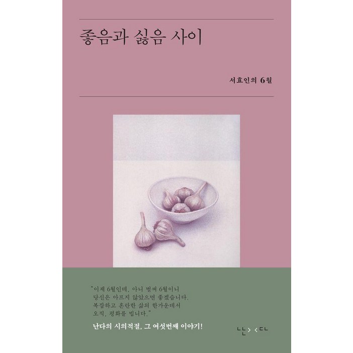 좋음과 싫음 사이  서효인의 6월  시의적절 6