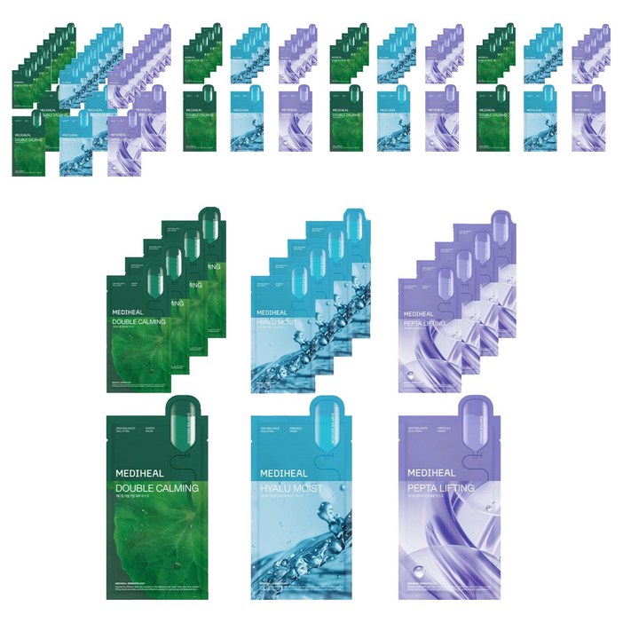 메디힐 데일리 솔루션 마스크팩 3종 세트, 15개입, 6개