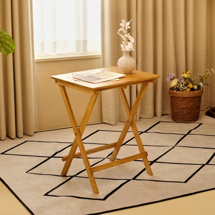 에이든 티크 접이식 테이블