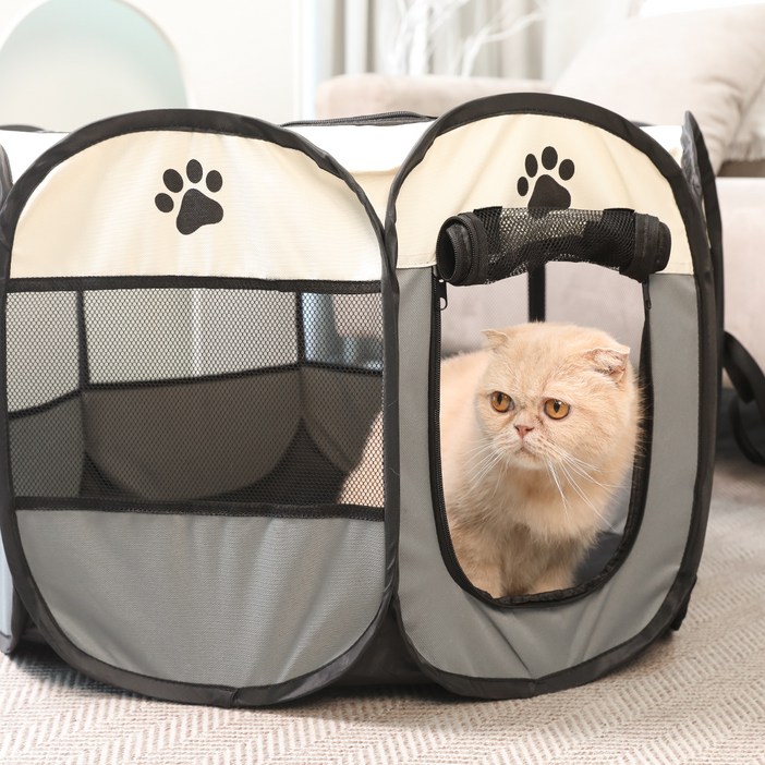 대한 반려동물 울타리 캠핑 텐트 하우스