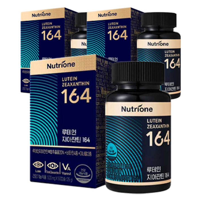 뉴트리원 루테인 지아잔틴 164, 50정, 3개