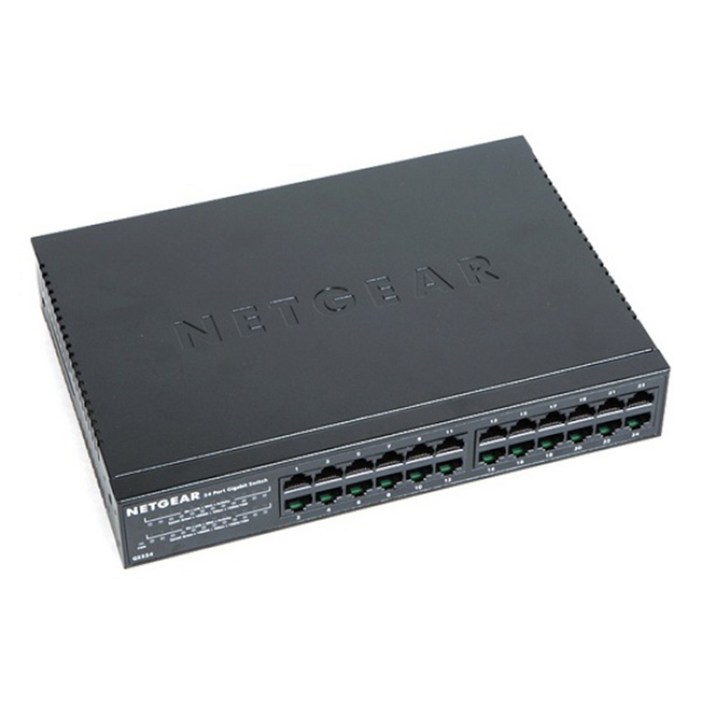 넷기어 기가비트 이더넷 스위칭허브 24포트 1000Mbps, GS324