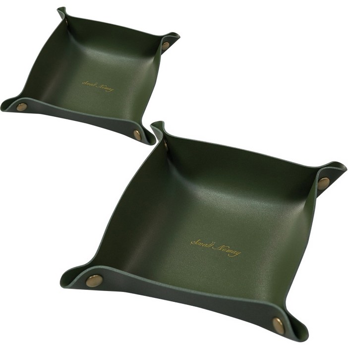 에이프릴16 베이직 레더 트레이 2종 세트