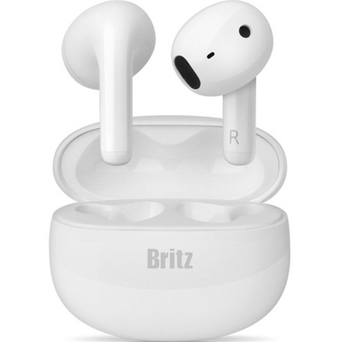 브리츠 폴리팝 무선 오픈형 블루투스 이어폰, Polypop, 화이트