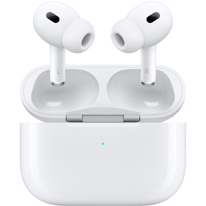 Apple 2023 에어팟 프로 2세대 USB-C 블루투스 이어폰, 화이트, MTJV3KH/A