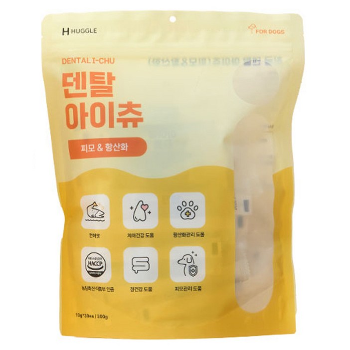 허글 강아지 가수분해 저칼로리 대용량 덴탈껌 30p