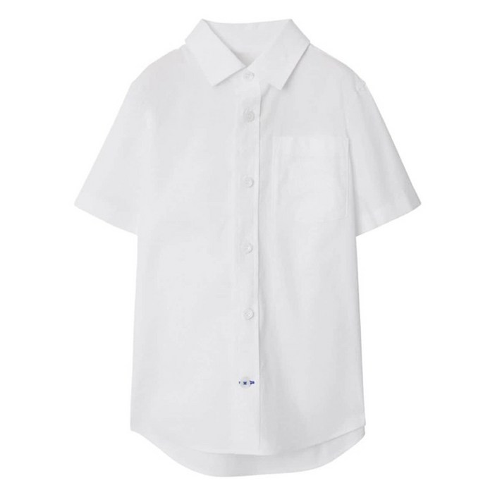 버버리 주니어 스트레치 코튼 셔츠 8092512