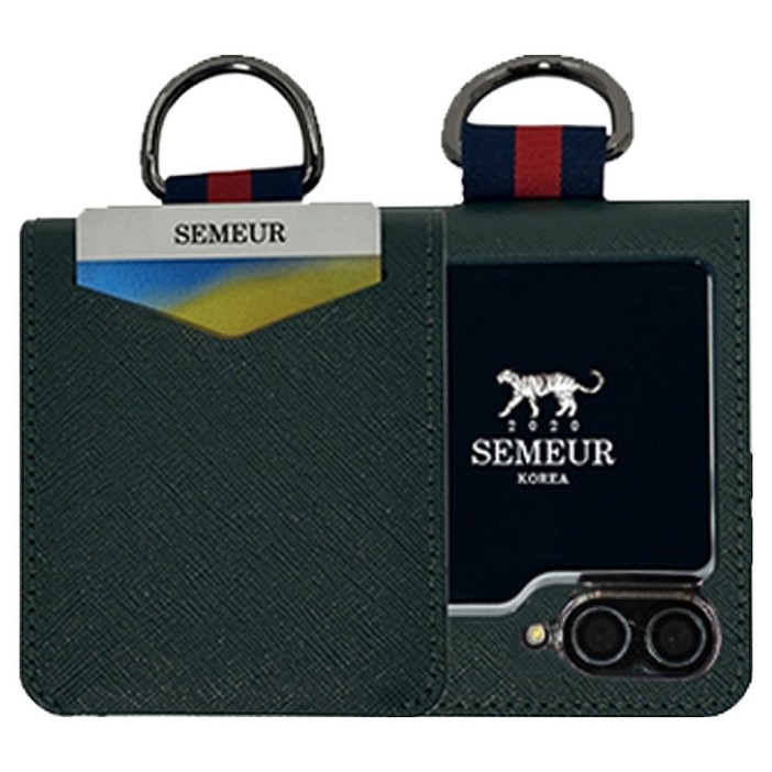 스메르 루미노스 가죽 링고리 힌지보호 카드수납 휴대폰 케이스