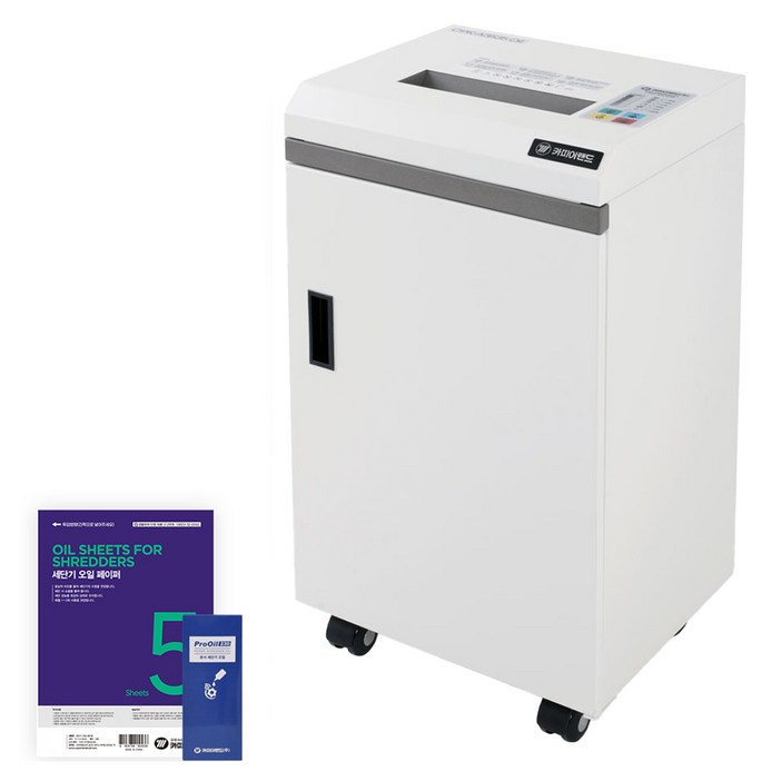 카피어랜드 대형 오토 문서 세단기 35L  오일 오일페이퍼 세트, CPKA3535 oil, 화이트