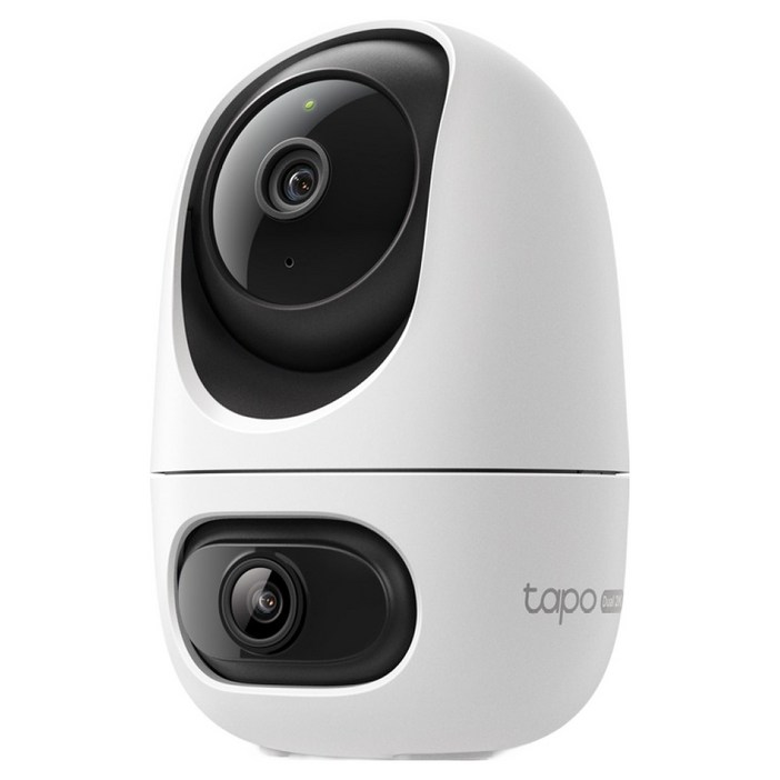 티피링크 2K 3백만화소 듀얼렌즈 고정형 회전형 WiFi 보안 카메라 실내용, 1개, Tapo C245D