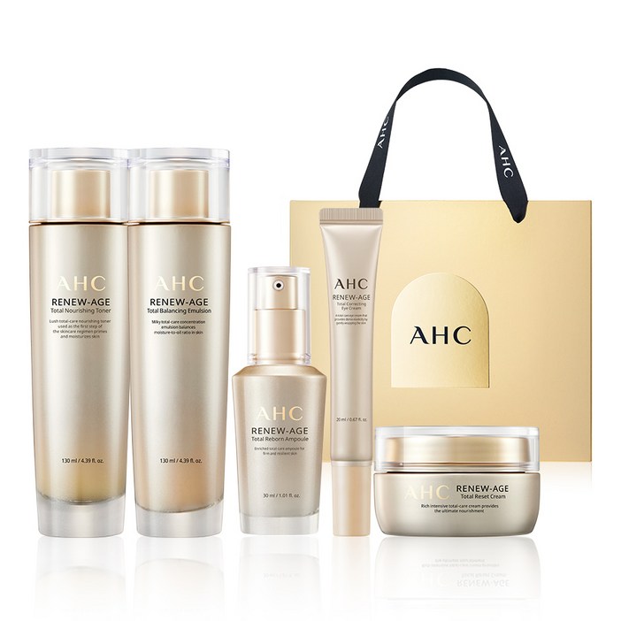 AHC 리뉴에이지 토탈 4종 아이크림 20ml 기프트 세트