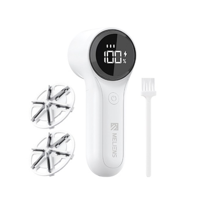 멜리언스 충전식 LED 대용량 보풀제거기 프로, ML-MJD02, 화이트