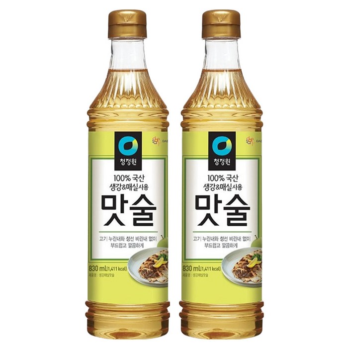 청정원 맛술, 830ml, 2개