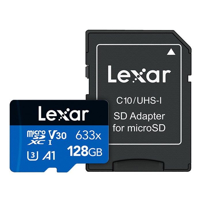 렉사 하이퍼포먼스 microSDXC 메모리카드 UHSI 633x, 128GB, 1개