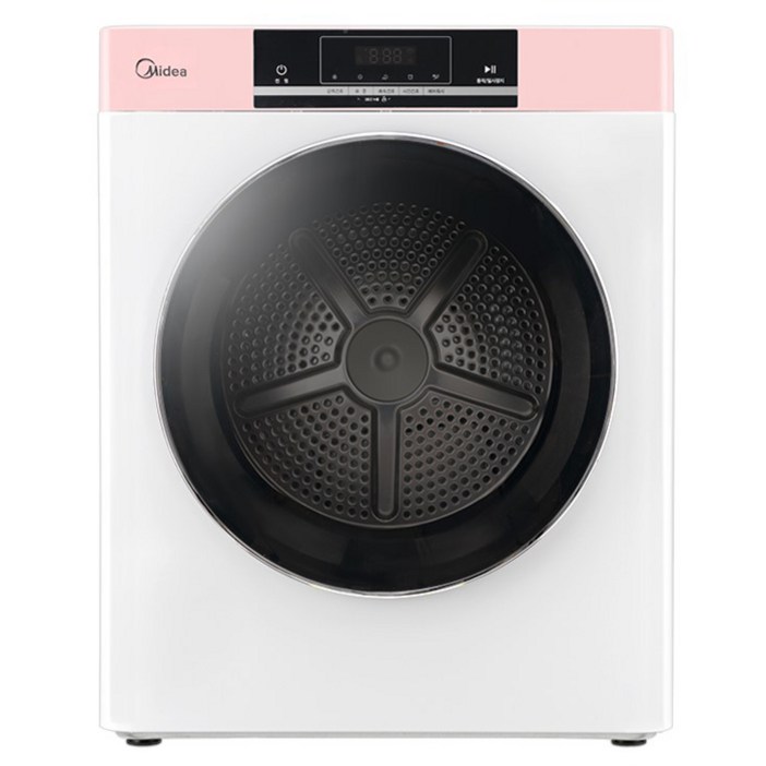 미디어 미니 전기 의류 건조기 MDD02A25/W 2.5kg 고객직접설치, 핑크, MDD02A25/WP-KR