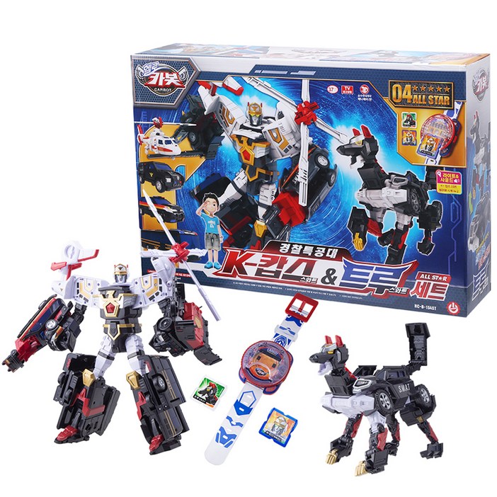 헬로카봇 경찰특공대 K캅스 앤 트루 올스타 세트