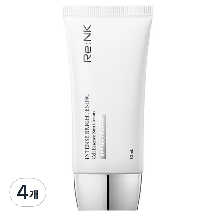 리엔케이 브라이트닝 셀 에센스 선크림 SPF50 PA, 50ml, 4개