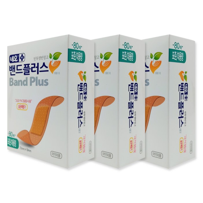 네오메디제약 밴드플러스에이 대용량 표준 80매 네오메디제약 밴드플러스에이 대용량 표준 80매