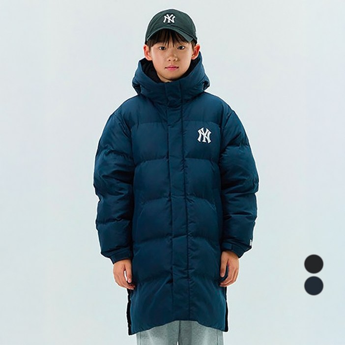 뉴에라 아동용 MLB 롱 패딩 뉴욕 양키스
