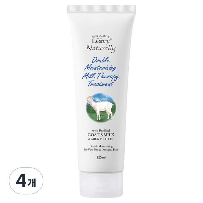 레이비 산양유 밀크테라피 헤어트리트먼트, 220ml, 4개