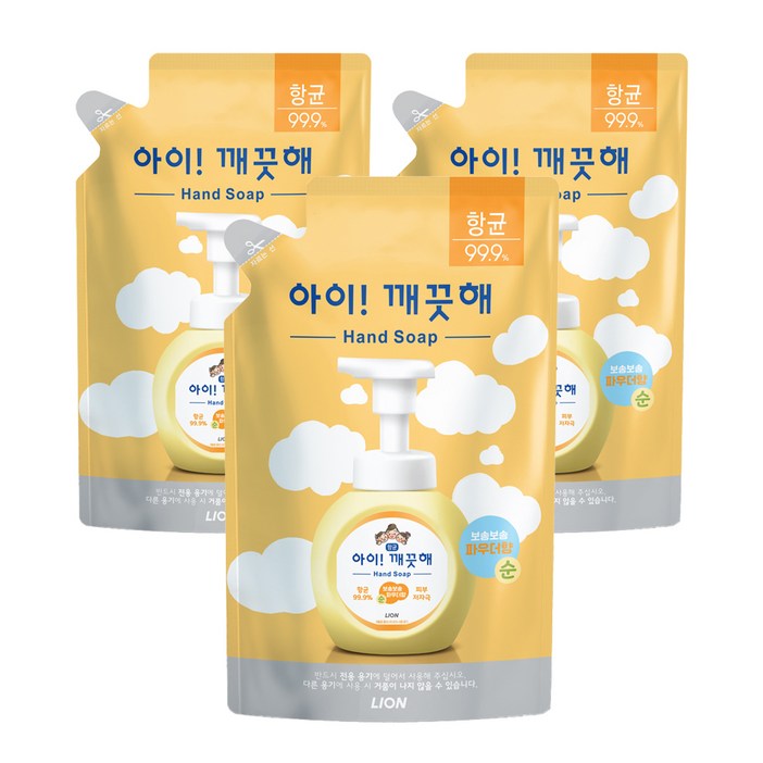 아이깨끗해 핸드워시 순 파우더향 리필용