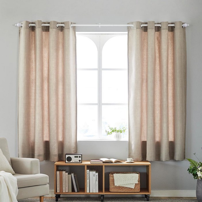 모던하우스 ON 린넨스타일 3중방한 3도씨커튼 아일렛형