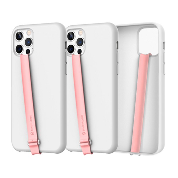 신지모루 3세대 클립형 실리콘 휴대폰 핑거스트랩 200, 핑크, 3개