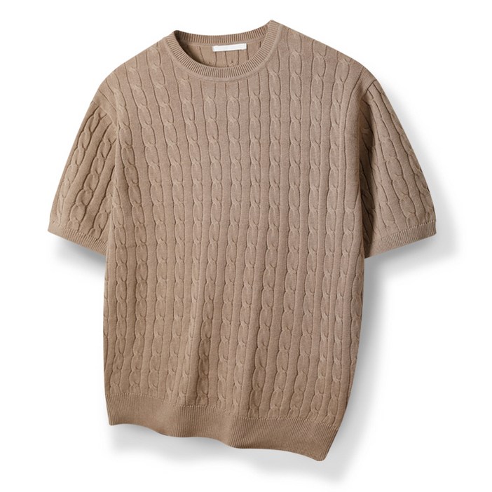 해리슨 남성용 클래식 기본 라운드 니트 반팔티 HA1497 WES1031