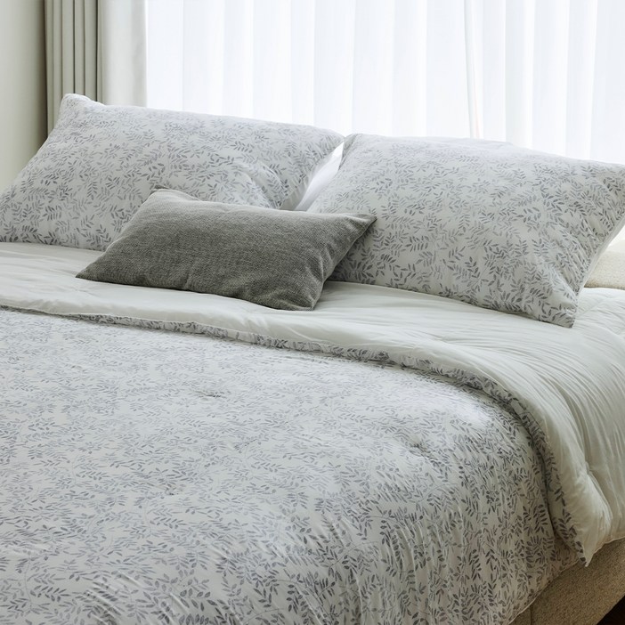 포시즌 리버서블 텐셀 모달 차렵이불 베개커버 세트