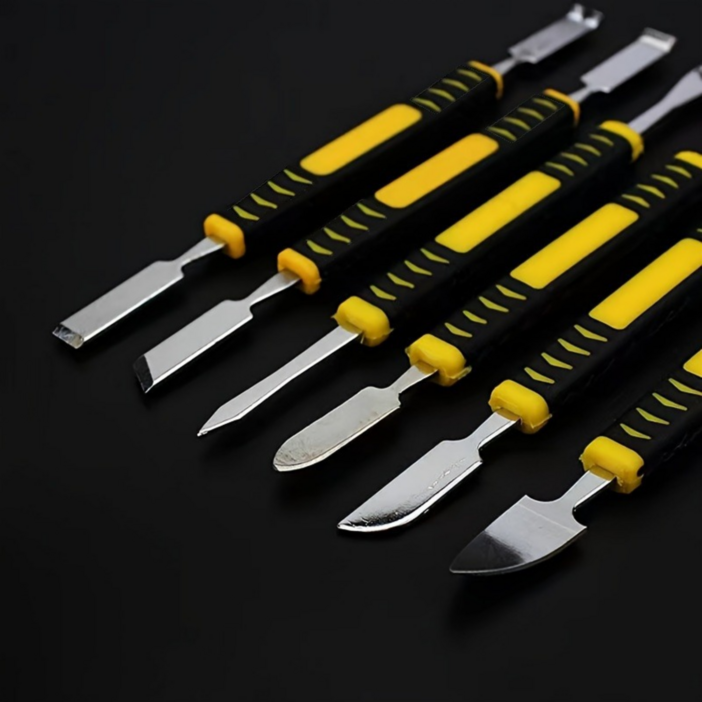 다용도 휴대폰 수리용 리무버 전자제품 정밀 분해 미니 헤라 6종 세트