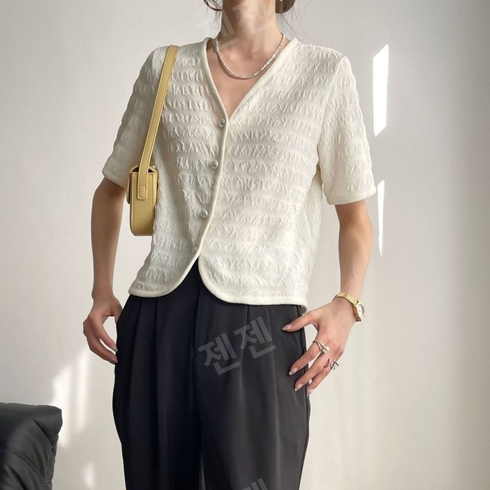 pyt 프영띵 브이넥 짧으 니트가디건 30대 40대 여성복 (3color) pyt니트