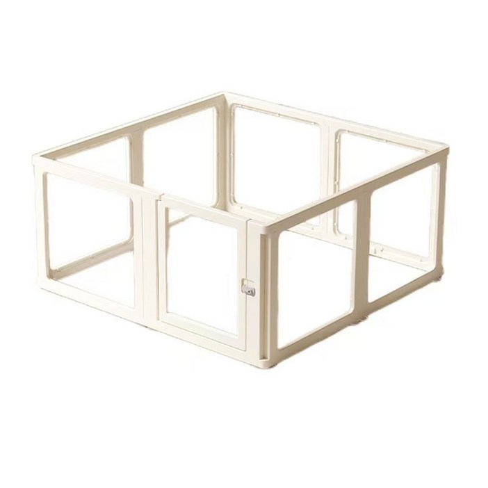 확장형 강아지 울타리 애견펜스 세트, 1개, 화이트